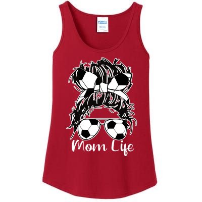 Mom Life Soccer Mom Ladies Essential Tank