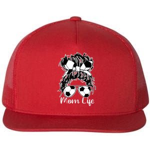 Mom Life Soccer Mom Flat Bill Trucker Hat