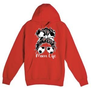 Mom Life Soccer Mom Premium Pullover Hoodie