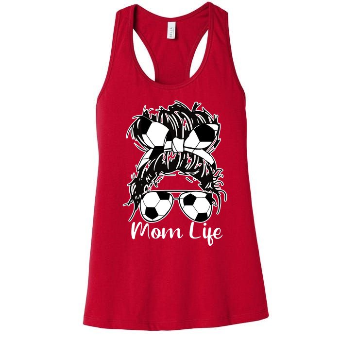 Mom Life Soccer Mom Women's Racerback Tank