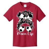 Mom Life Soccer Mom Kids T-Shirt