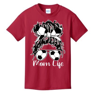 Mom Life Soccer Mom Kids T-Shirt