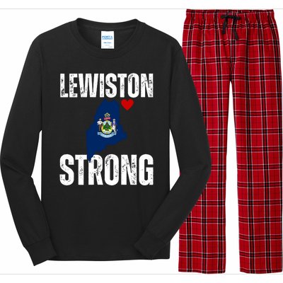 Maine Lewiston Strong Long Sleeve Pajama Set