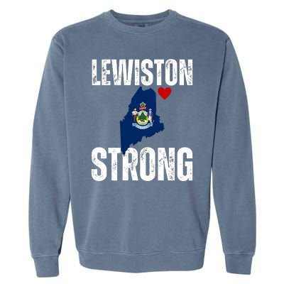 Maine Lewiston Strong Garment-Dyed Sweatshirt