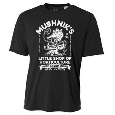 Mushniks Little Shop Of Horticulture Horror Cooling Performance Crew T-Shirt