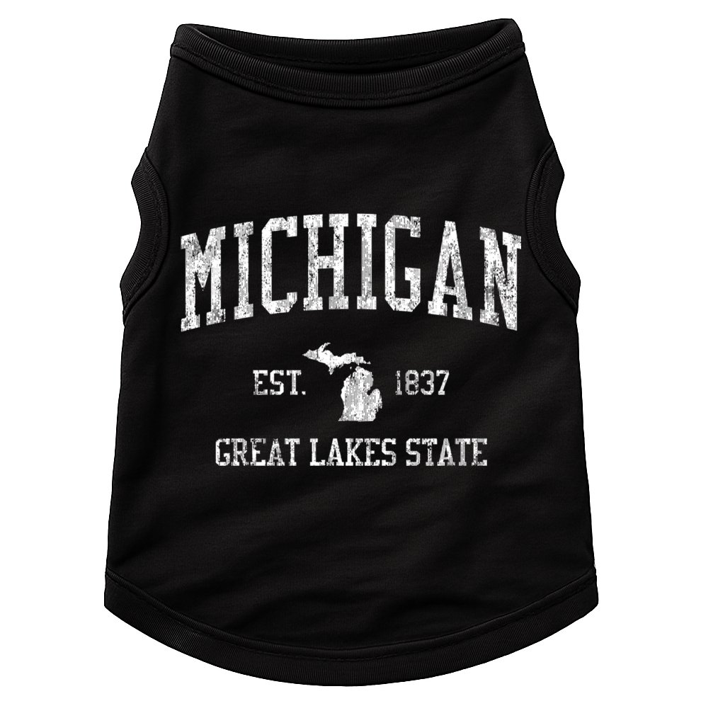 Michigan Long Sleeve Vintage Sports Doggie Tank