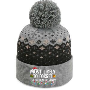 Most Likely To Forget The Hidden Presents Family Xmas The Baniff Cuffed Pom Beanie