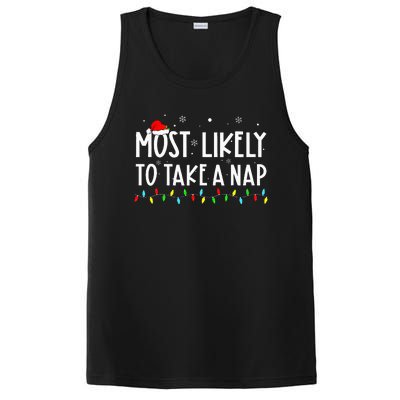 Most Likely To Take A Nap Family Xmas Pajama Christmas  PosiCharge Competitor Tank