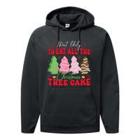 Most Likely To Eat All The Christmas Tree Cake Family Xmas Performance Fleece Hoodie