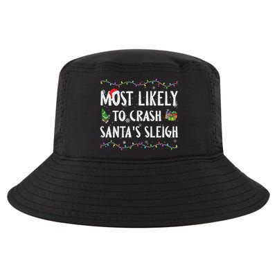 Most Likely To Crash SantaS Sleigh Christmas Matching Gift Cool Comfort Performance Bucket Hat