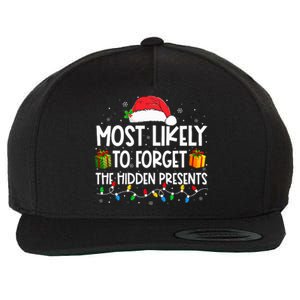 Most Likely To Forget The Hidden Presents Family Christmas  Wool Snapback Cap