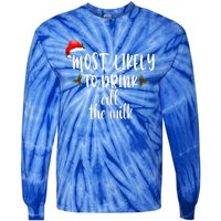 Most Likely To Drink All The Milk Tie-Dye Long Sleeve Shirt