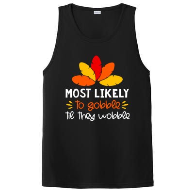 Most Likely To Cute Gift Matching Family Thanksgiving Pajamas Great Gift PosiCharge Competitor Tank