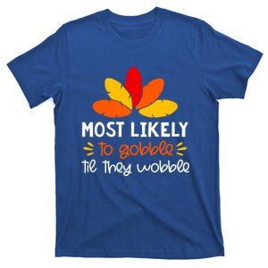 Most Likely To Cute Gift Matching Family Thanksgiving Pajamas Great Gift T-Shirt