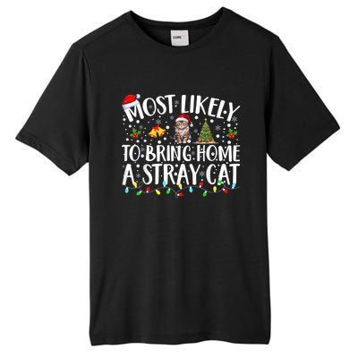 Most Likely To Bring Home A Stray Cat Tall Fusion ChromaSoft Performance T-Shirt