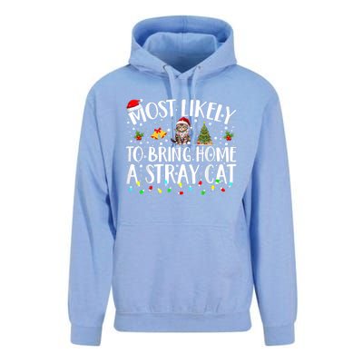 Most Likely To Bring Home A Stray Cat Unisex Surf Hoodie