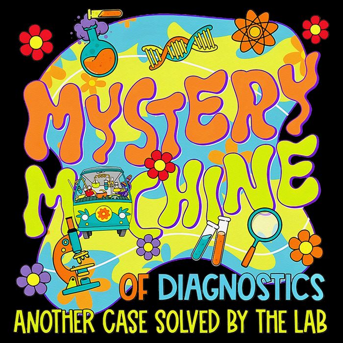 Med Lab Tech Lab Week 2025 Mystery Machine Of Diagnostics Gift Drawstring Bag