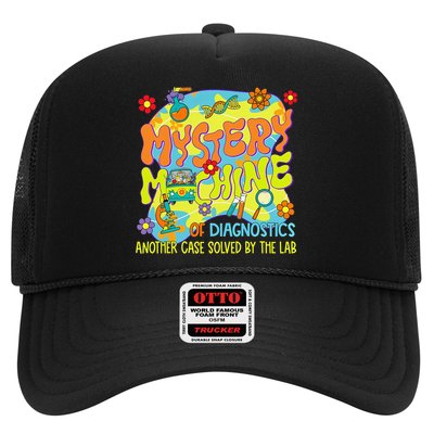Med Lab Tech Lab Week 2025 Mystery Machine Of Diagnostics Gift Trucker Hat
