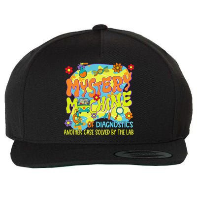 Med Lab Tech Lab Week 2025 Mystery Machine Of Diagnostics Gift Wool Snapback Cap