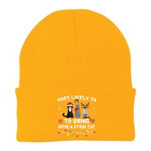 Most Likely To Bring Home A Stray Cat Knit Cap Winter Beanie