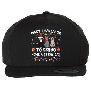 Most Likely To Bring Home A Stray Cat Wool Snapback Cap