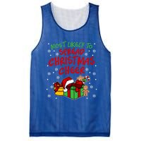 Most Likely To Spread Christmas Cheer Fun Christmas Holiday Gift Mesh Reversible Basketball Jersey Tank