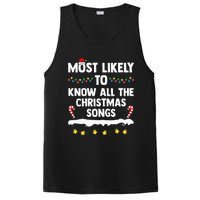 Most Likely To Know All The Christmas Songs Family Christmas PosiCharge Competitor Tank