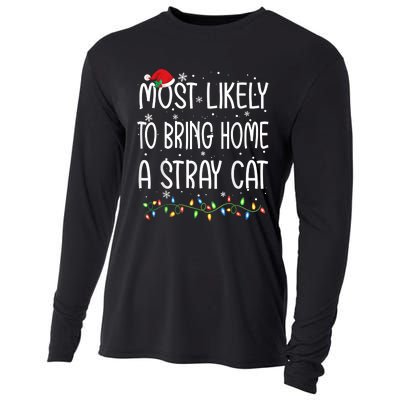 Most Likely To Bring Home A Stray Cat Cooling Performance Long Sleeve Crew