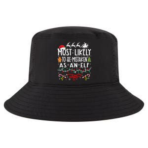 Most Likely To Be Mistaken As An Elf Family Christmas Cool Comfort Performance Bucket Hat