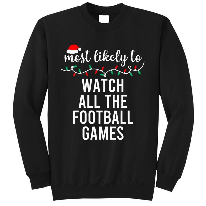 Most Likely To Christmas Matching Family Pajamas Funny Sweatshirt