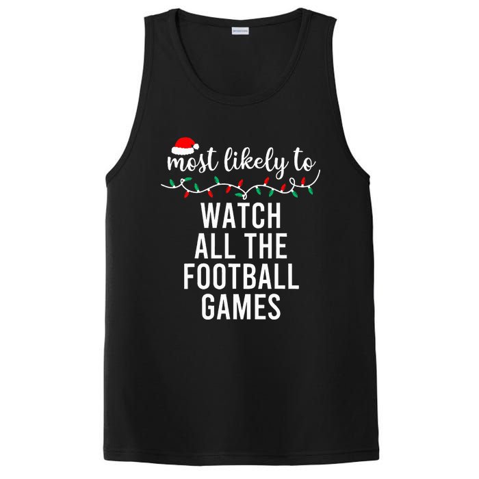 Most Likely To Christmas Matching Family Pajamas Funny PosiCharge Competitor Tank