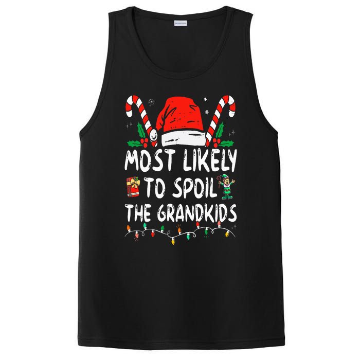 Most Likely To Spoil The Grand Funny Christmas Grandma PosiCharge Competitor Tank