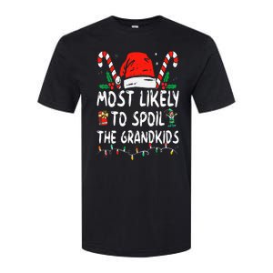 Most Likely To Spoil The Grand Funny Christmas Grandma Softstyle CVC T-Shirt