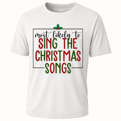 Most Likely To Sing The Christmas Songs Performance Shirt