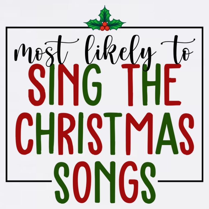 Most Likely To Sing The Christmas Songs Cooling Performance Crew T-Shirt