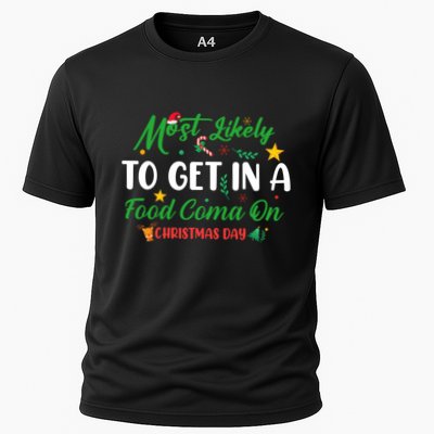 Most Likely To Get In A Food Coma On Christmas Day Cool Gift Performance Shirt