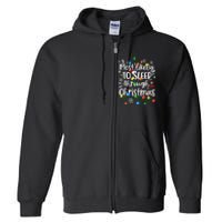 Most Likely To Sleep Through Family Matching Funny Christmas Full Zip Hoodie