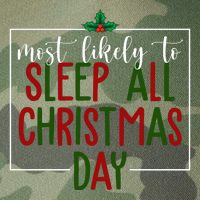 Most Likely To Sleep All Christmas Day Legacy Tie Dye Trucker Hat