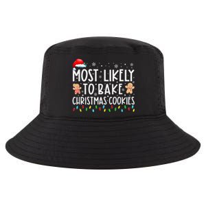 Most Likely To Bake Christmas Cookies Funny Baker Christmas Cool Comfort Performance Bucket Hat