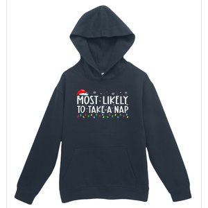 Most Likely To Take A Nap Family Matching Xmas Urban Pullover Hoodie