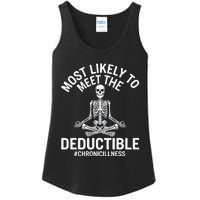 Most Likely To Meet The Deductible Chronic Illness Sarcasm Ladies Essential Tank