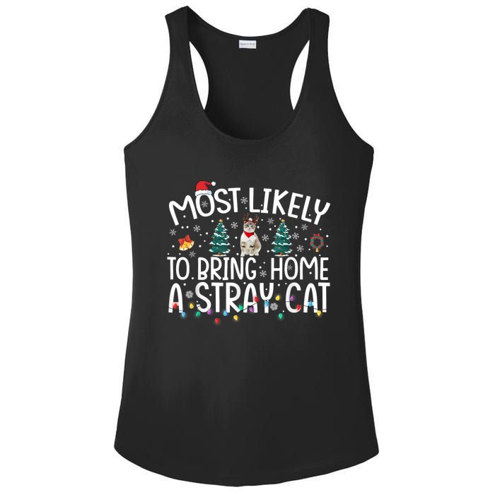 Most Likely To Bring Home A Stray Cat Ladies PosiCharge Competitor Racerback Tank