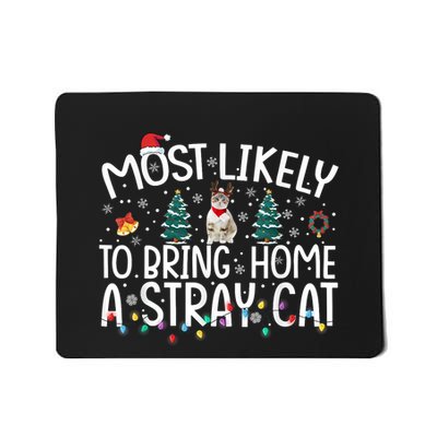 Most Likely To Bring Home A Stray Cat Mousepad