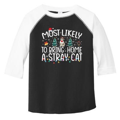 Most Likely To Bring Home A Stray Cat Toddler Fine Jersey T-Shirt