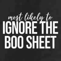 Most Likely To Ignore The Boo Sheet Halloween Funny Trucker Hat