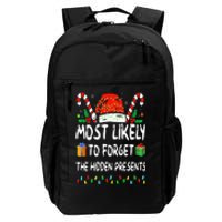 Most Likely To Forget The Hidden Presents Family Christmas Daily Commute Backpack