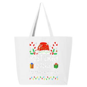 Most Likely To Forget The Hidden Presents Family Christmas 25L Jumbo Tote