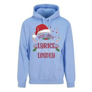 Most Likely To Forget Lyrics But Still Sing Loudly Funny Unisex Surf Hoodie