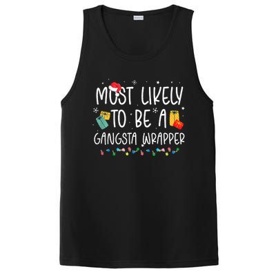 Most Likely To Be A Gangster Wrapper Christmas PosiCharge Competitor Tank