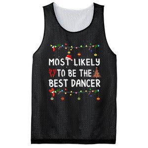 Most Likely To Christmas Shirt Funny Matching Family Pajamas Mesh Reversible Basketball Jersey Tank